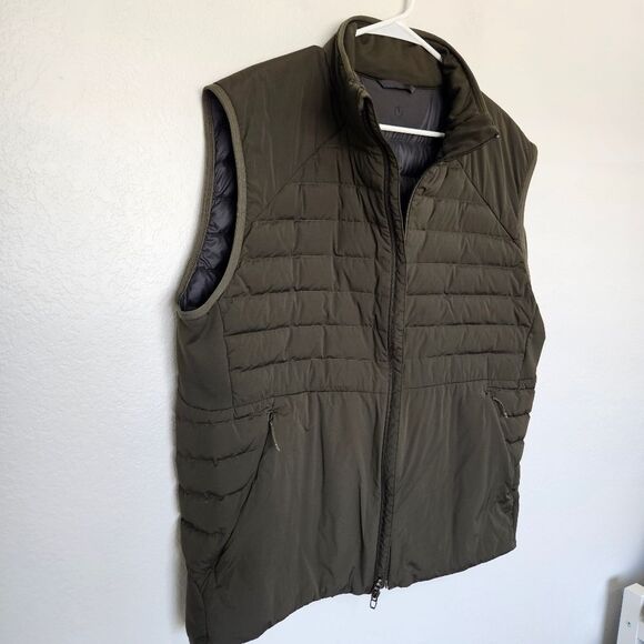 Lululemon | Down for It All Vest PrimaLoft Quilted 700 Goose Down Dark Olive XXL - Picture 7 of 13